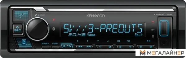 USB-магнитола Kenwood KMM-BT356