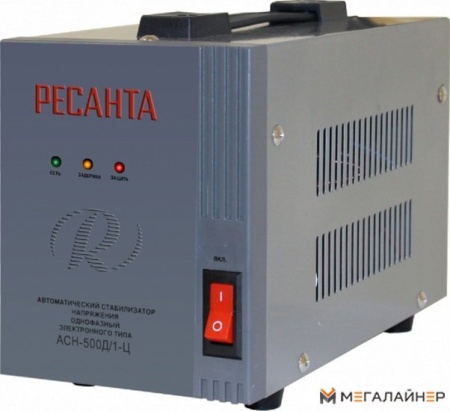Стабилизатор напряжения Ресанта АСН-500Д/1-Ц купить в Минске с доставкой