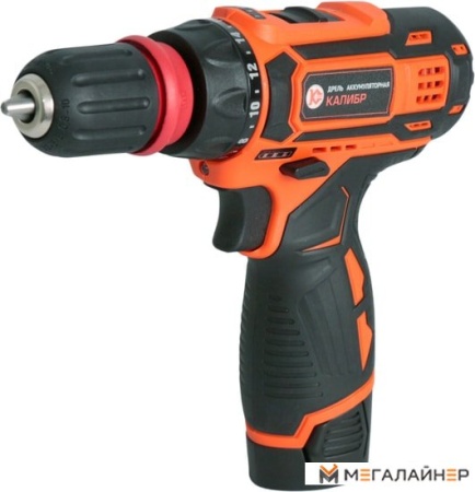 Дрель-шуруповерт Калибр ДА-12-2 (с 2-мя АКБ, кейс) купить в Минске с доставкой