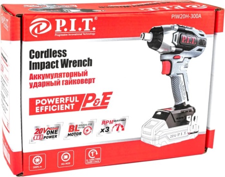 Гайковерт P.I.T PIW20H-300A (без АКБ) купить в Минске с доставкой