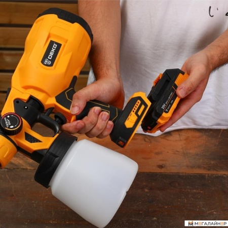 Краскораспылитель Deko DKSG20K2 063-4020 (с 2-мя АКБ) купить в Минске с доставкой