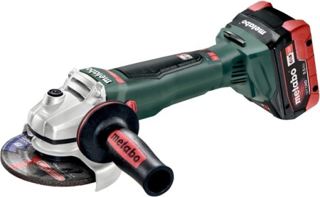 Угловая шлифмашина Metabo WB 18 LTX BL 125 613077810 (с 2-мя АКБ, кейс)