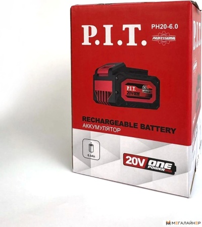 Аккумулятор P.I.T. PH20-6.0 (20В/6 Ач) купить в Минске с доставкой