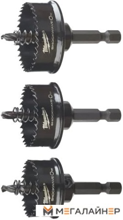 Набор коронок Milwaukee Shockwave Impact 49224800 (3 шт) купить в Минске с доставкой