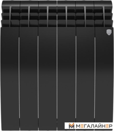 Алюминиевый радиатор Royal Thermo Biliner Alum 500 Noir Sable (12 секций)