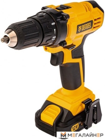 Дрель-шуруповерт Denzel CDL-IB-12-02 (с 2-мя АКБ, кейс) купить в Минске с доставкой