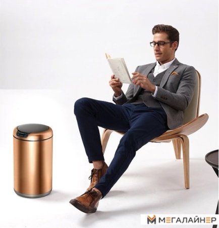 Мусорное ведро Eko Galleria EK9255 12 л (бронзовый) купить в Минске с доставкой