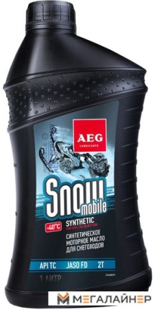 Моторное масло AEG Lubricants SnowMobile 2Т JASO FD 1л