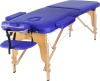 Массажный стол Atlas Sport складной 2-с деревянный 70 см (синий)