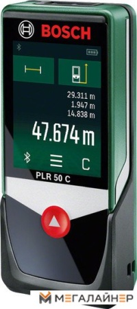 Купить Лазерный дальномер Bosch PLR 50 C [0603672220] в Минске с доставкой