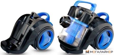 Пылесос Ginzzu VS420 (черный/синий) купить в Минске с доставкой