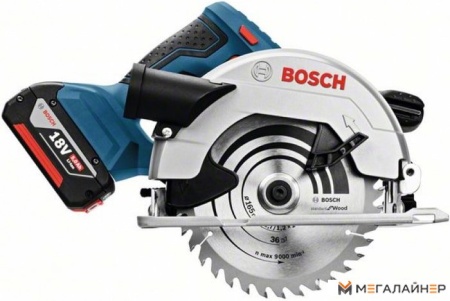 Дисковая (циркулярная) пила Bosch GKS 18V-57 Professional 0615990M42 (с 1-им АКБ) купить в Минске с доставкой