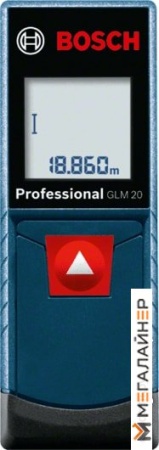 Купить Лазерный дальномер Bosch GLM 20 Professional 0601072E00 в Минске с доставкой
