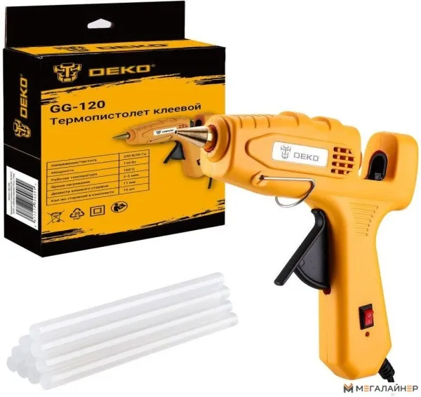 Термоклеевой пистолет Deko GG-120 SET2 купить в Минске с доставкой