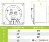 Вытяжной вентилятор airRoxy dRim 100S-C161