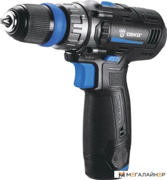 Дрель-шуруповерт Deko ZKCD12V PRO 084-1013 (с 2-мя АКБ, кейс) купить в Минске с доставкой