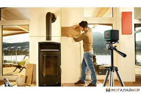 Купить Лазерный нивелир Bosch Quigo Green 0603663C03 (штатив, батарейки) в Минске с доставкой