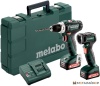 Дрель-шуруповерт Metabo PowerMaxx BS 12 601036900 (с 2-мя АКБ, кейс) купить в Минске с доставкой
