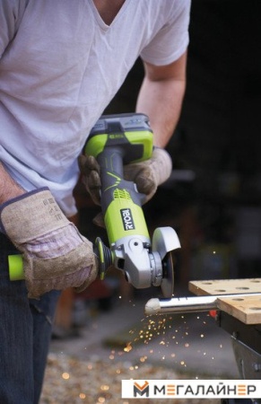 Угловая шлифмашина Ryobi R18AG-0 купить в Минске с доставкой