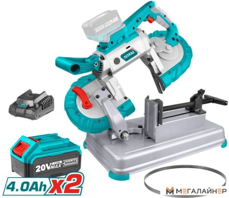 Ленточная пила Total TBSLI201272 (с 2-мя АКБ) купить в Минске с доставкой