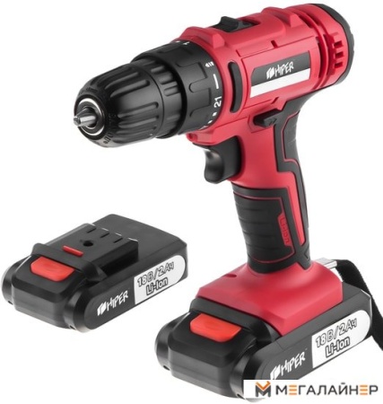 Дрель-шуруповерт Hiper HCD18B (с 2-мя АКБ, кейс) купить в Минске с доставкой