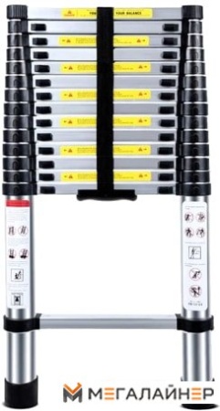 Лестница Алюмет TLS 4.4 (15 ступеней) купить в Минске с доставкой