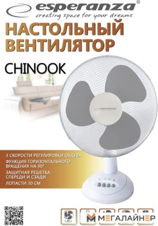 Вентилятор Esperanza EHF003WE