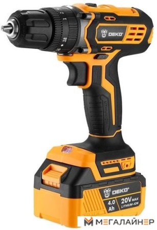 Ударная дрель-шуруповерт Deko DKCD20 Impact 063-4420 (с 2-мя АКБ, кейс) купить в Минске с доставкой