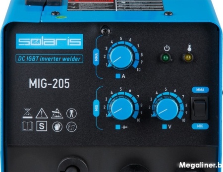 Сварочный инвертор Solaris MIG-205