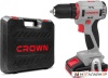 Дрель-шуруповерт Crown CT21091HX-2 BMC (с 2-мя АКБ, кейс) купить в Минске с доставкой
