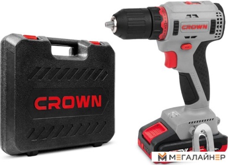 Дрель-шуруповерт Crown CT21091HX-2 BMC (с 2-мя АКБ, кейс) купить в Минске с доставкой