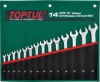 Набор ключей Toptul GRAW1401 (14 предметов)