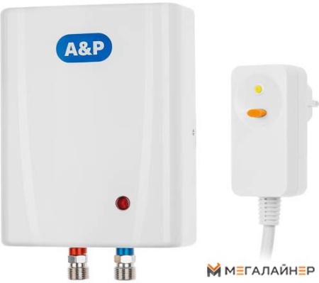Проточный электрический водонагреватель A&P Jet 3.5 купить в Минске с доставкой