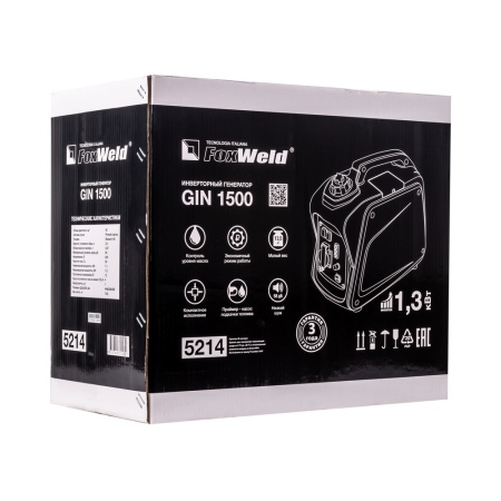 Купить Инверторный генератор Foxweld GIN 1500 в Минске с доставкой по РБ