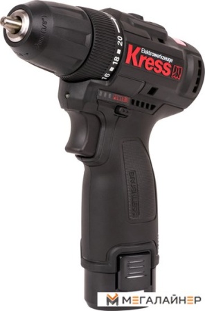 Дрель-шуруповерт Kress KU202.1 (с 2-мя АКБ, кейс) купить в Минске с доставкой