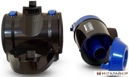 Пылесос Ginzzu VS428 (черный/синий) купить в Минске с доставкой