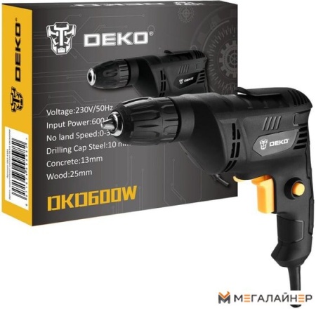 Безударная дрель Deko DKD600W купить в Минске с доставкой