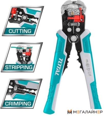 Клещи для снятия изоляции Total THT15246 купить в Минске с доставкой