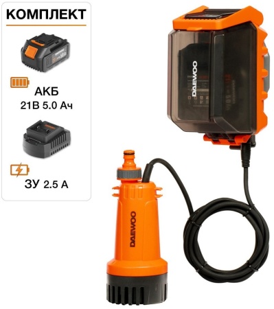 Дренажный насос Daewoo Power DHP 2021Li Set (с 1-им АКБ) купить в Минске с доставкой