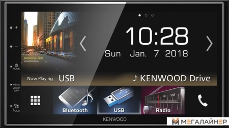 USB-магнитола Kenwood DMX7018BTS