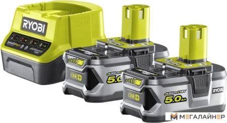 Аккумулятор с зарядным устройством Ryobi RC18120-250 ONE+ 5133003364 (18В/5.0 а*ч + 18В) купить в Минске с доставкой