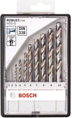 Набор оснастки Bosch 2607010535 (10 предметов)