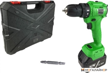 Дрель-шуруповерт Zitrek Greenpower 20 Pro 063-4060 (с 1-им АКБ, кейс) купить в Минске с доставкой