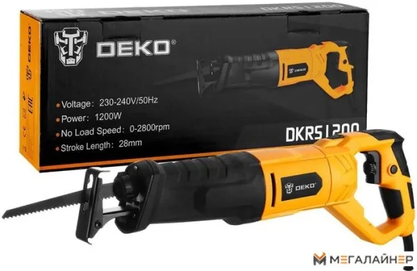 Сабельная пила Deko DKRS1200 063-4195 купить в Минске с доставкой