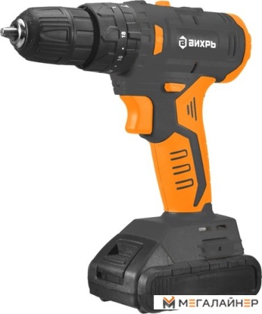 Дрель-шуруповерт Вихрь ДА-18Л-2КУ/Б (с 2-мя АКБ, кейс) купить в Минске с доставкой