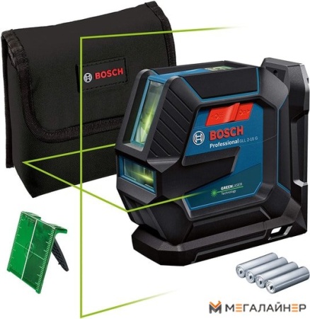 Купить Лазерный нивелир Bosch GLL 2-15 G Professional 0601063W00 в Минске с доставкой