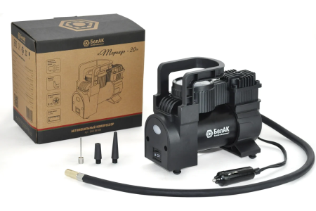 Компрессор автомобильный для накачки шин «БелАК» «Торнадо-20», 35 л/мин