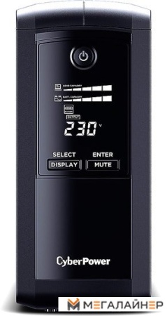 Купить Источник бесперебойного питания CyberPower Value Pro VP1000E(I)LCD в Минске с доставкой