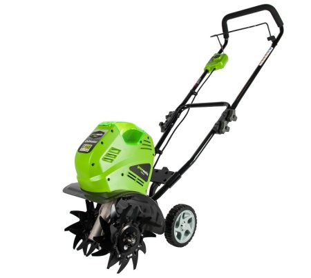 Культиватор аккумуляторный GreenWorks  G40TL 40 В