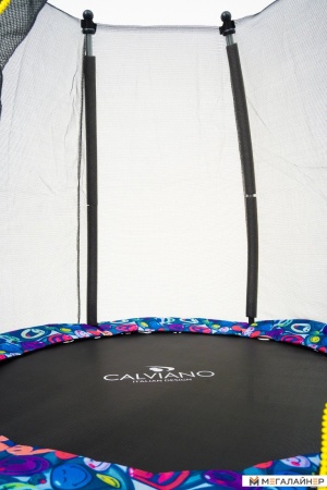Батут Calviano Master Smile Elastic Band 140 см - 4.5ft (на резинках)